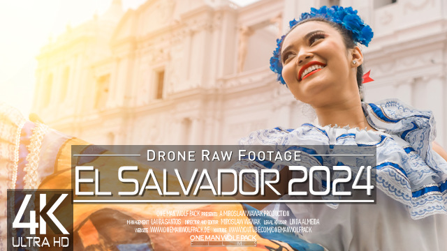 【4K】Drone RAW Footage | This is EL SALVADOR 2024 | San Salvador | Santa Ana | UltraHD Stock Video