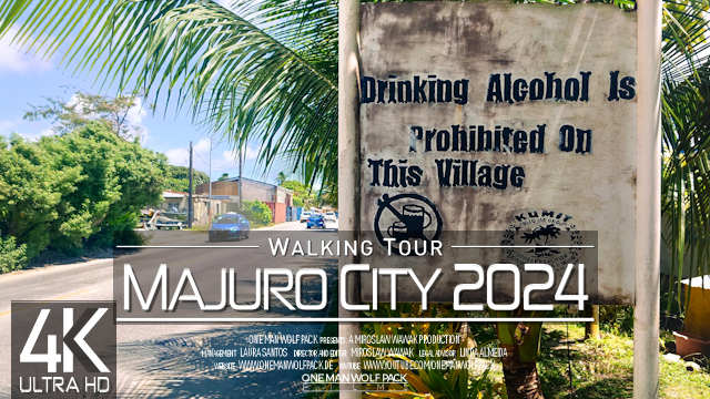 【4K 60fps】VIRTUAL WALKING TOUR: «Majuro - Marshall Islands 2024» | ORIGINAL SOUNDS ASMR UHD