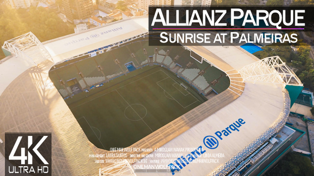 【4K】PALMEIRAS Sao Paulo from Above | Estadio ALLIANZ PARQUE Sunrise 2024 | Wolf Aerial™ Drone Film