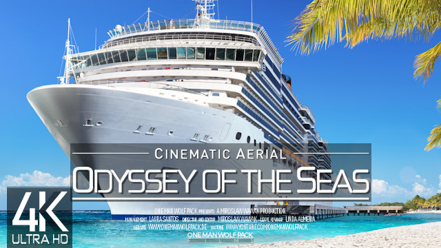 【4K】Odyssey of the Seas from Above | Labadee HAITI 2024 | Royal Caribbean | Cinematic Drone Film