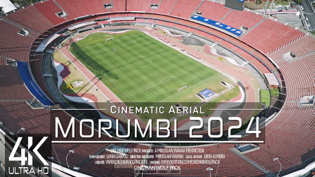 【4K】MORUMBI STADIUM from Above | Sao Paulo FC | BRAZIL 2024 | Cinematic Wolf Aerial™ Drone Film