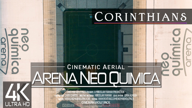 【4K】CORINTHIANS Arena from Above | Neo Quimica Arena | SP BRAZIL 2024|Cinematic Aerial™ Drone Film