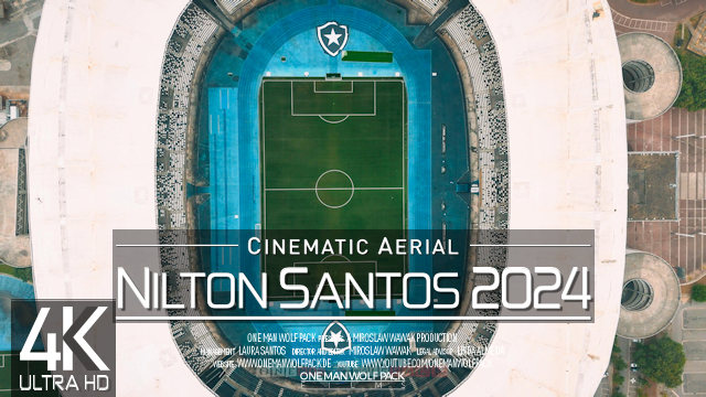 【4K】Botafogo FC from Above | Estadio Nilton Santos | Engenhão RJ BRAZIL 2024 | Aerial™ Drone Film