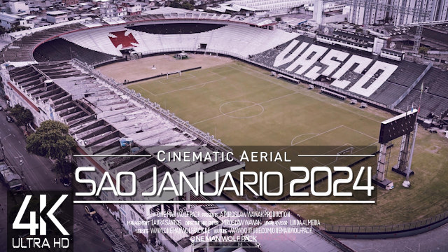 【4K】São Januário Stadium from Above | CR Vasco da Gama | BRAZIL 2024 | Rio de Janeiro Drone Film