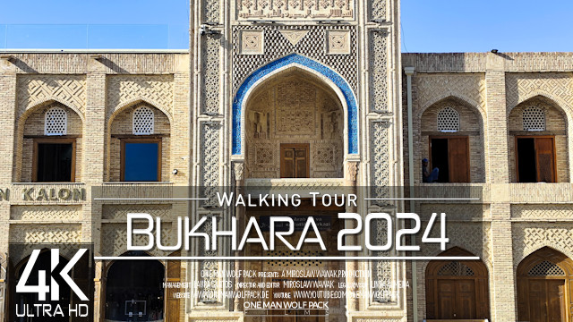 【4K 60fps】VIRTUAL WALKING TOUR: «Bukhara - Uzbekistan 2024» | ORIGINAL SOUNDS | NO COMMENTASMR