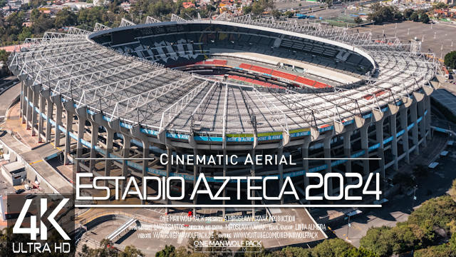 【4K】Estadio Azteca from Above | FIFA World Cup 2026 | MEXICO City | Club America | Drone Film