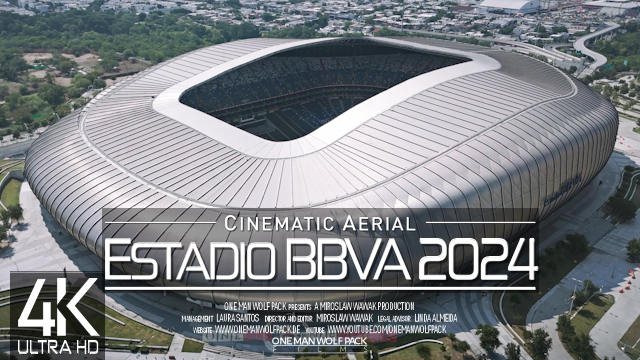 【4K】Estadio BBVA from Above | FIFA World Cup 2026 | CF Monterrey | Mexico Wolf Aerial™ Drone Film