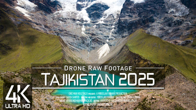 【4K】Drone RAW Footage | This is TAJIKISTAN 2025 | Pamir Highway Mountain &More|UltraHD Stock Video