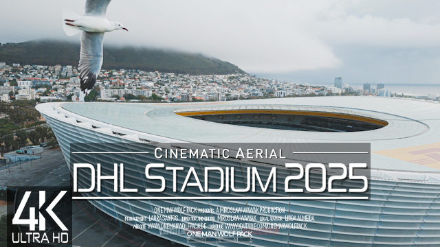 【4K】DHL Stadium from Above | Cape Town | SOUTH AFRICA 2025 | Cinematic Wolf Aerial™ Drone Film