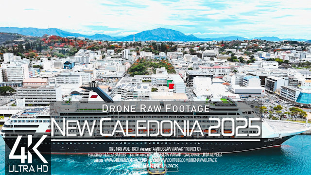 【4K】Drone RAW Footage | This is NEW CALEDONIA 2025 | Noumea| Lifou Island | UltraHD Stock Video