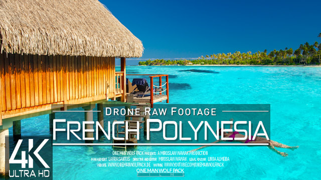 【4K】Drone RAW Footage | This is FRENCH POLYNESIA 2025 | Tahiti| Bora Bora | UltraHD Stock Video